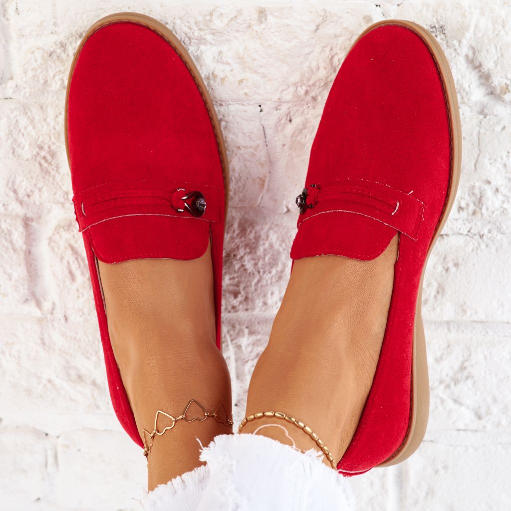 Ежедневни дамски обувки Emilia домати # 9848