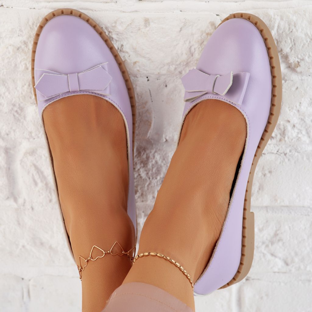 Ежедневни дамски обувки Leah лилаво # 9861