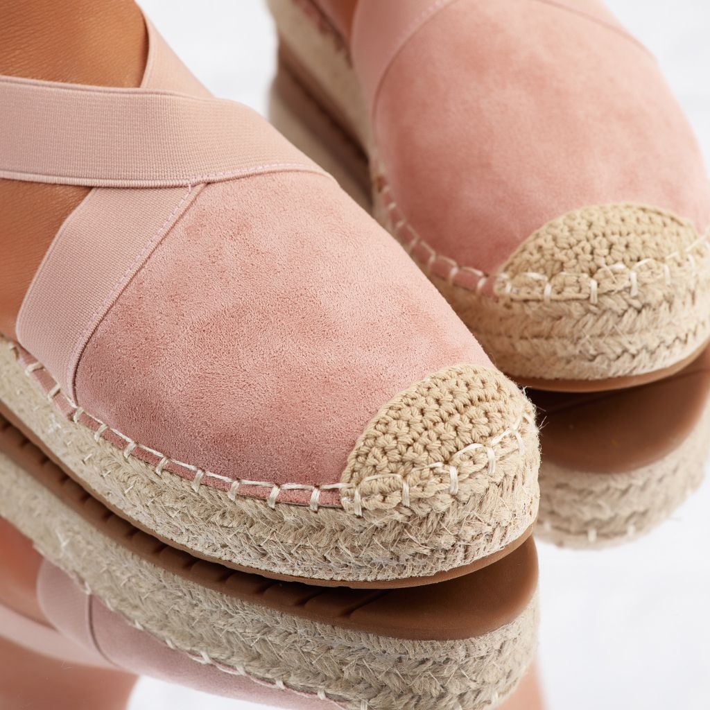 Дамски сандали с платформата Maddison розово #10335