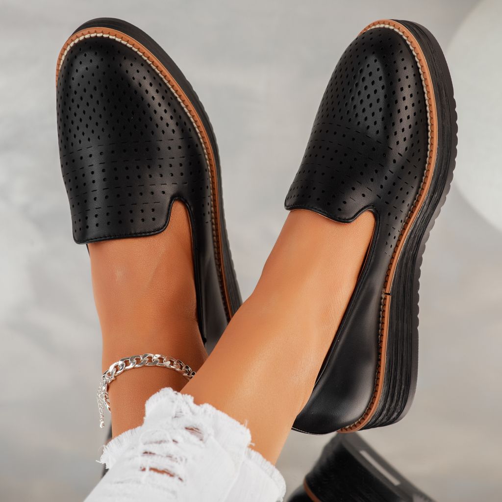 Ежедневни дамски обувки Valeria Черен #10037