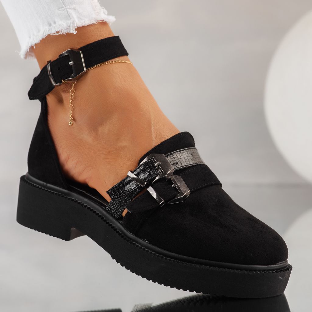 дамски ежедневни обувки Iris Черни # 9990