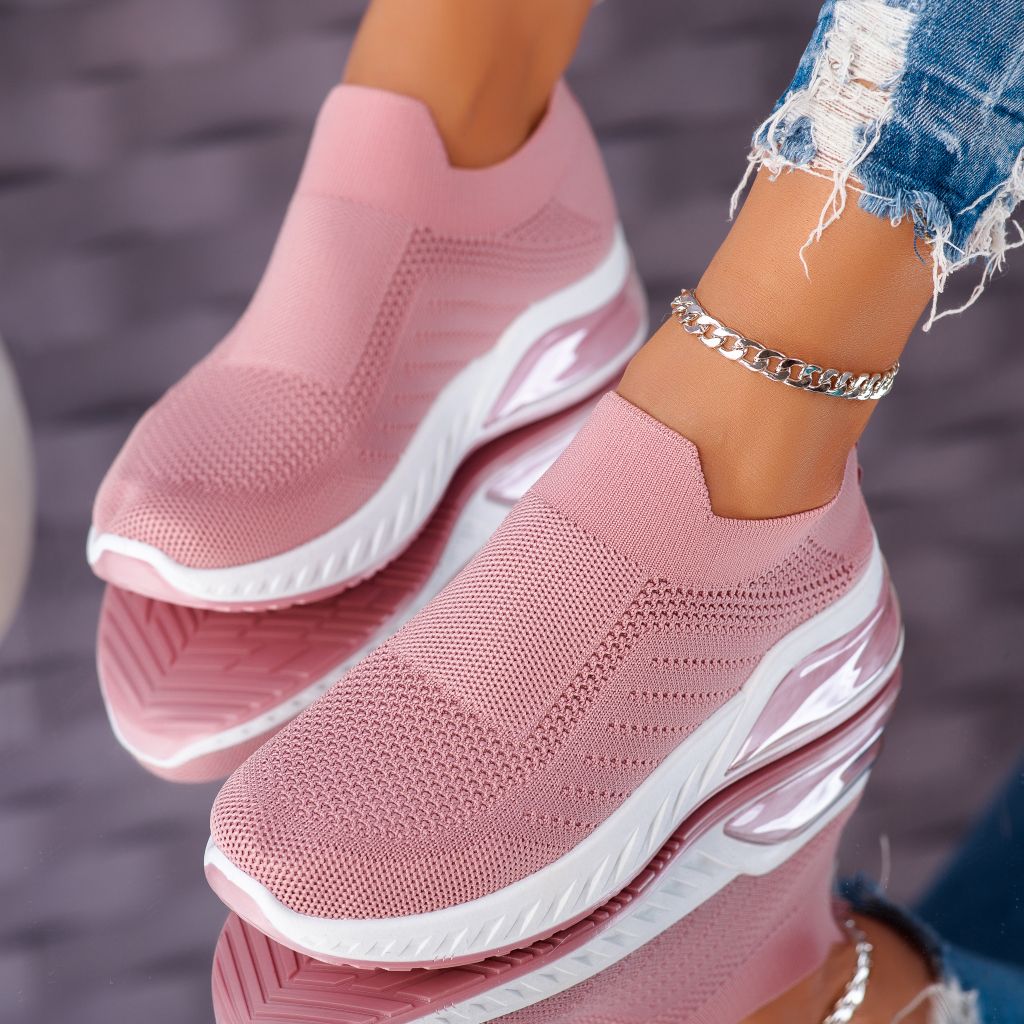 Дамски спортни обувки Tiffany розово #10750