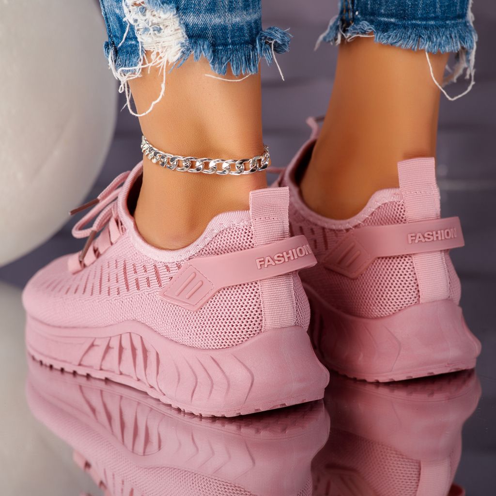 Дамски спортни обувки Billie розово #10744