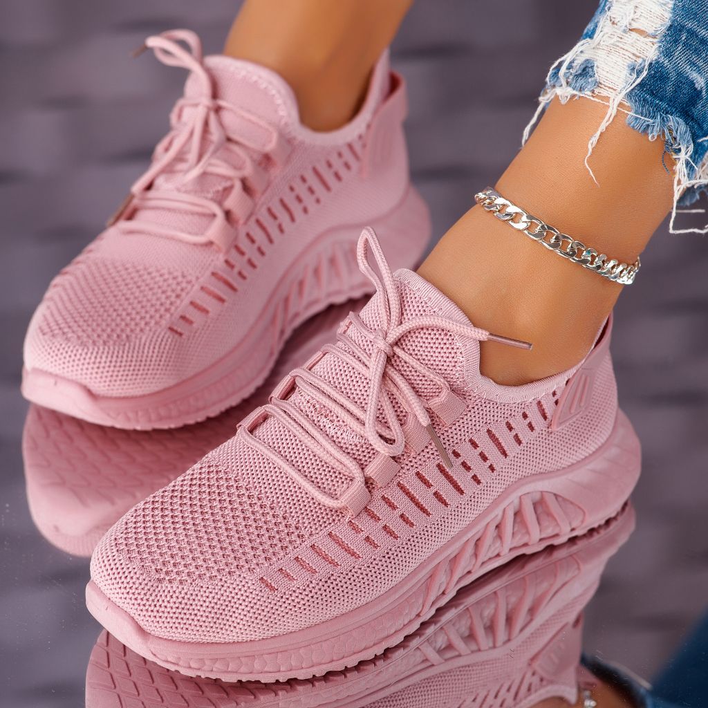 Дамски спортни обувки Billie розово #10744