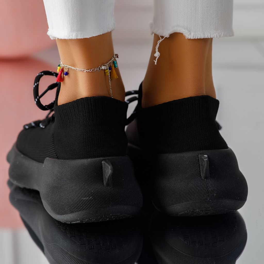 Дамски спортни обувки Ilinca Черен #11196