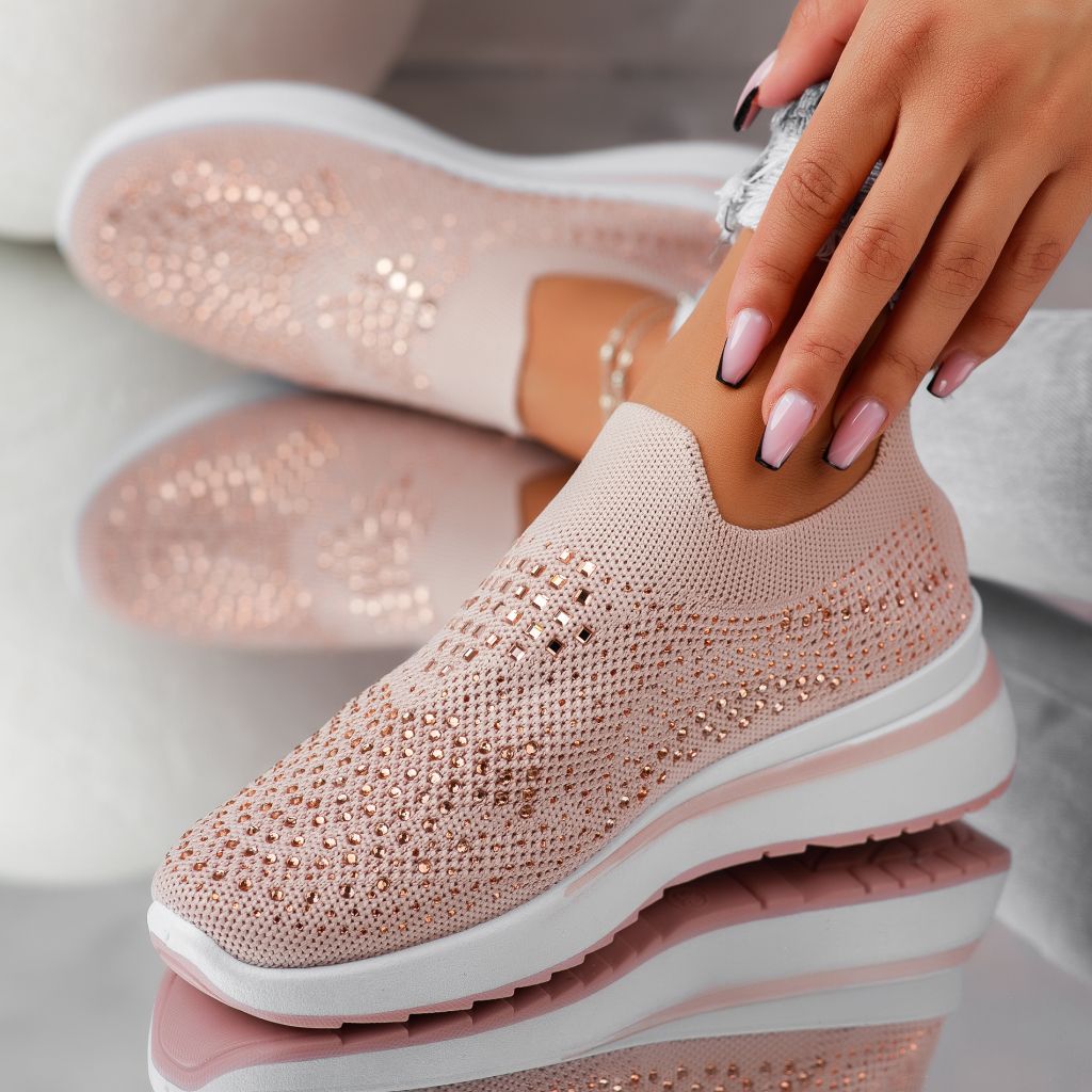 Дамски спортни обувки Ivory розово #11564