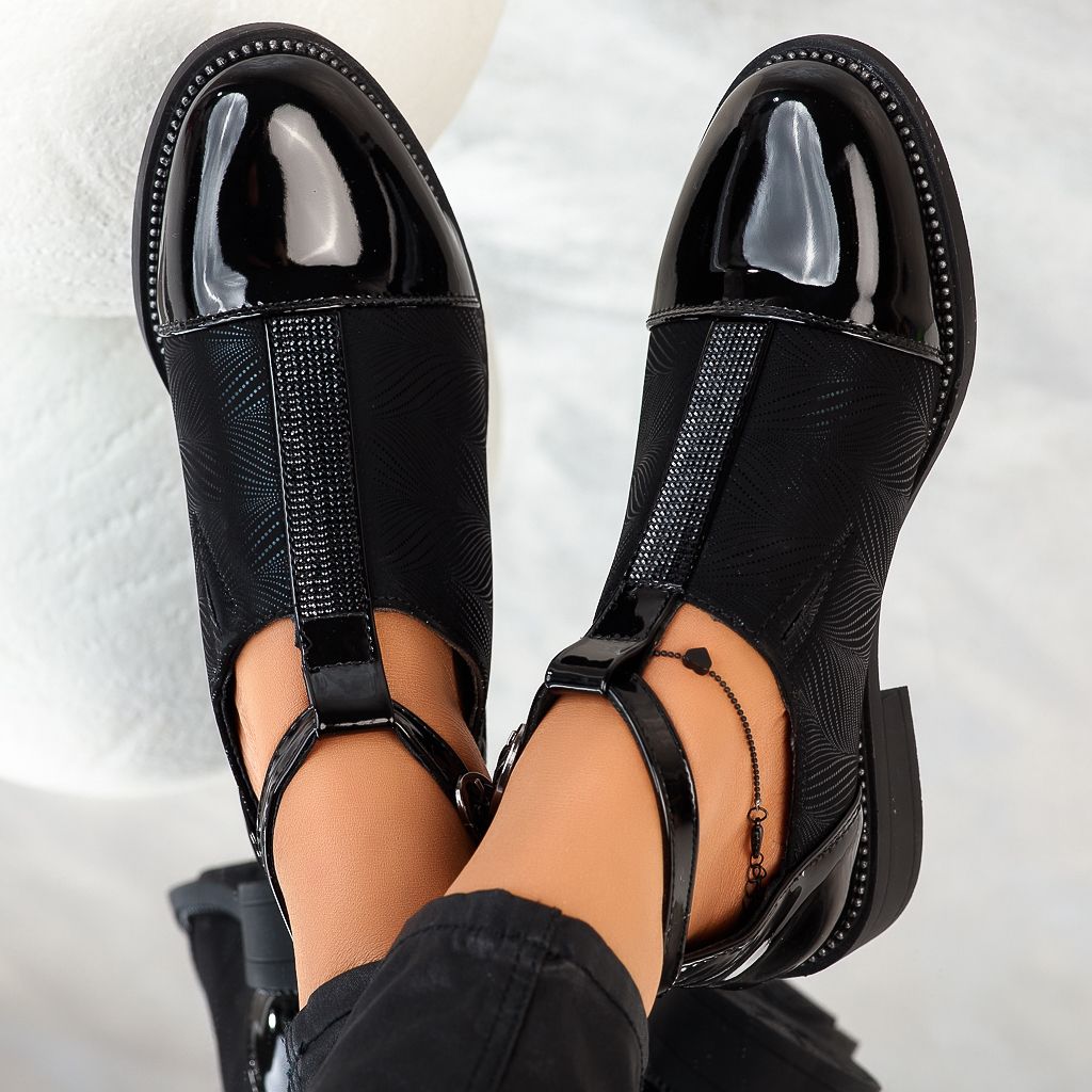 Ежедневни дамски обувки Emilia черен #12251