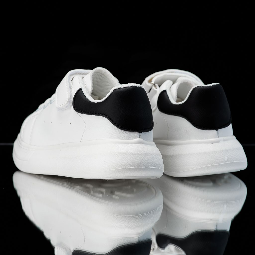 Спортни обувки за деца Peyton бяло/черен #12274