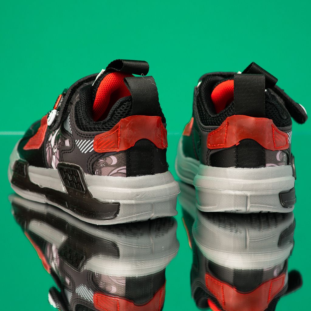 Спортни обувки за деца Lia черен/Червен #12324