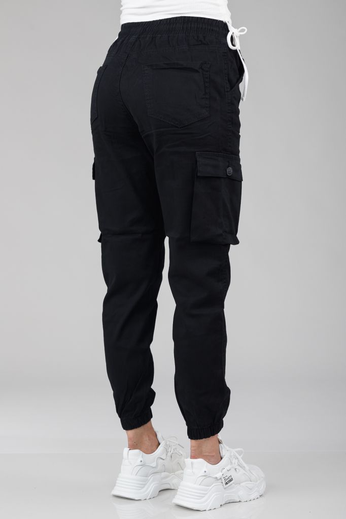 Дамски карго панталон Daiana черен #A238