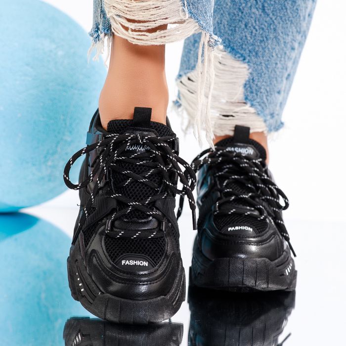 Дамски спортни обувки Gloria черен #13400