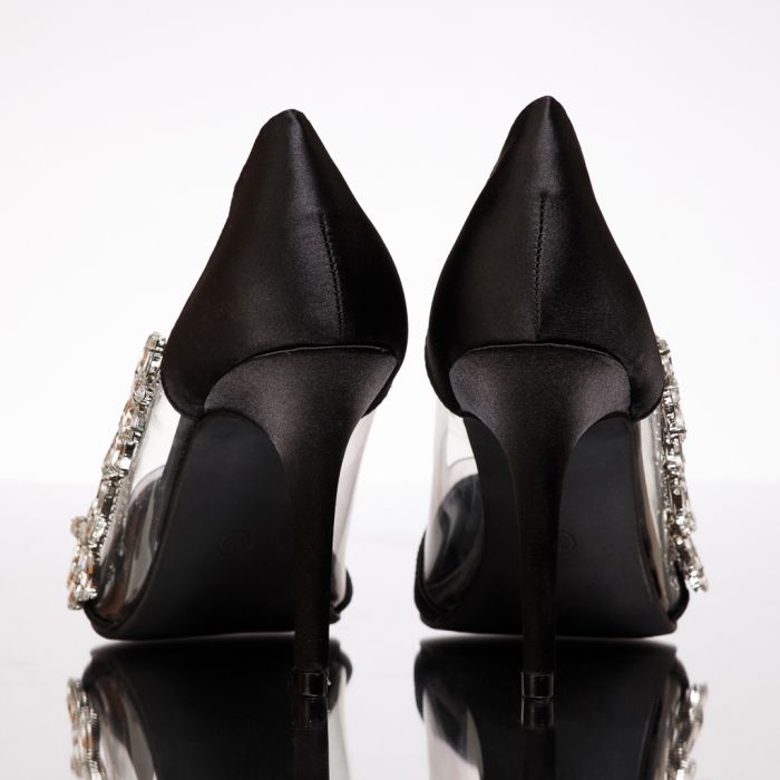 Дамски обувки с ток Helga черен #13481