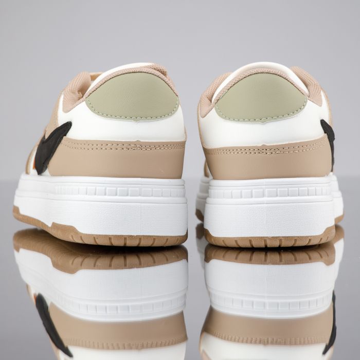 Дамски спортни обувки Kylie Бяло/Каки #13559