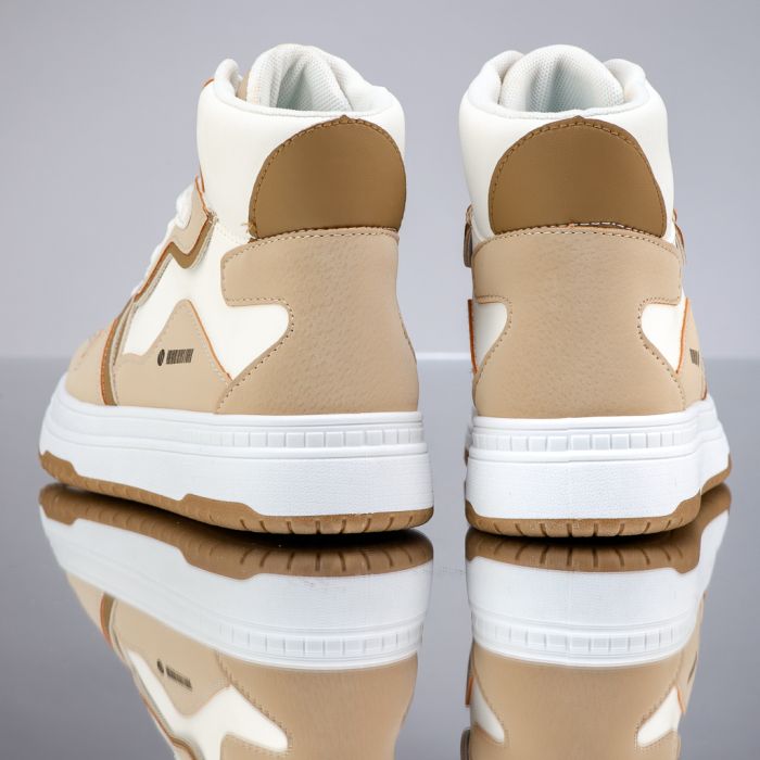 Дамски спортни обувки Roll Бяло/Каки #13545