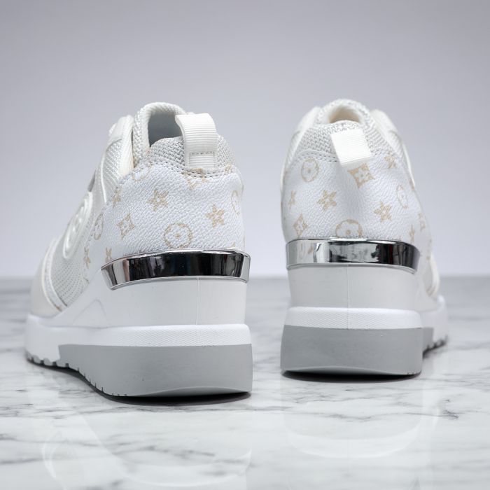 Дамски спортни обувки cu Platforma Ace Бяло #13708