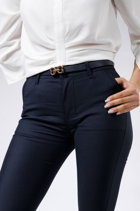 Дамски ежедневен панталон Diana тъмносин #A328