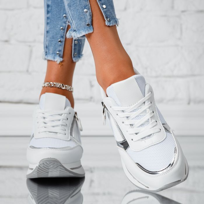 Дамски спортни обувки Elia Бяло #13857
