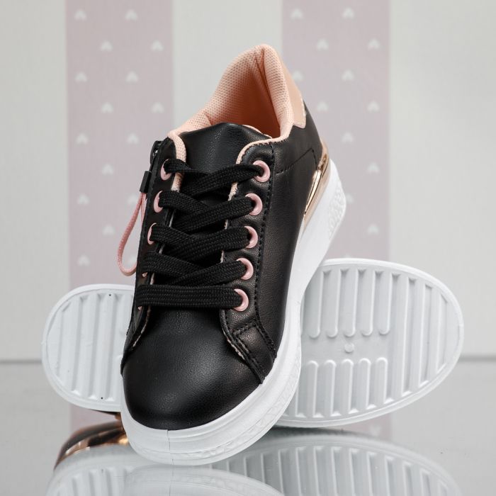 Спортни обувки за деца Jersey черен/Розово #13830