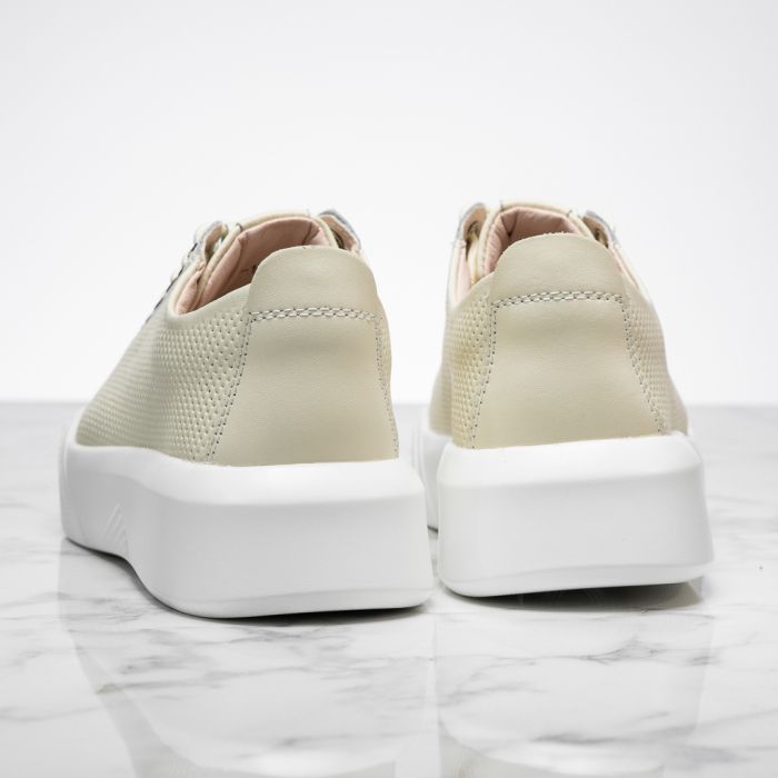 Дамски спортни обувки Изработени от естествена кожа Luna Бежово #13898