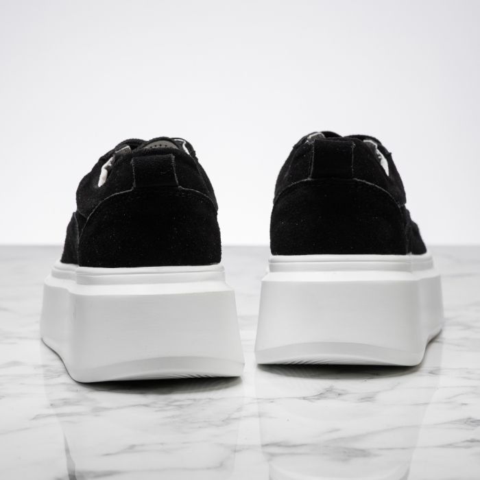 Дамски спортни обувки Изработени от естествена кожа Melody черен #13916