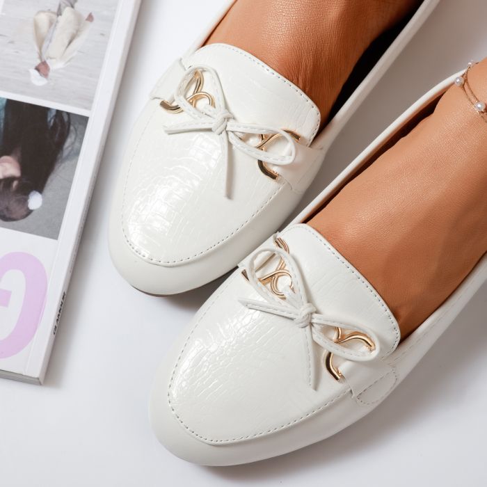 Обувки за балеринки  Lane Бяло #14008