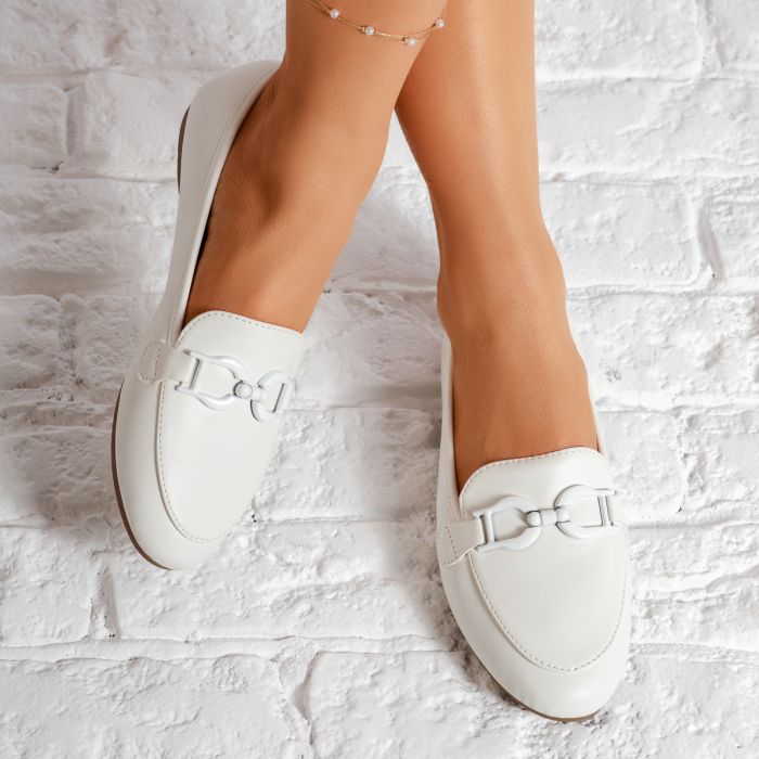 Обувки за балеринки Daria Бяло #14012