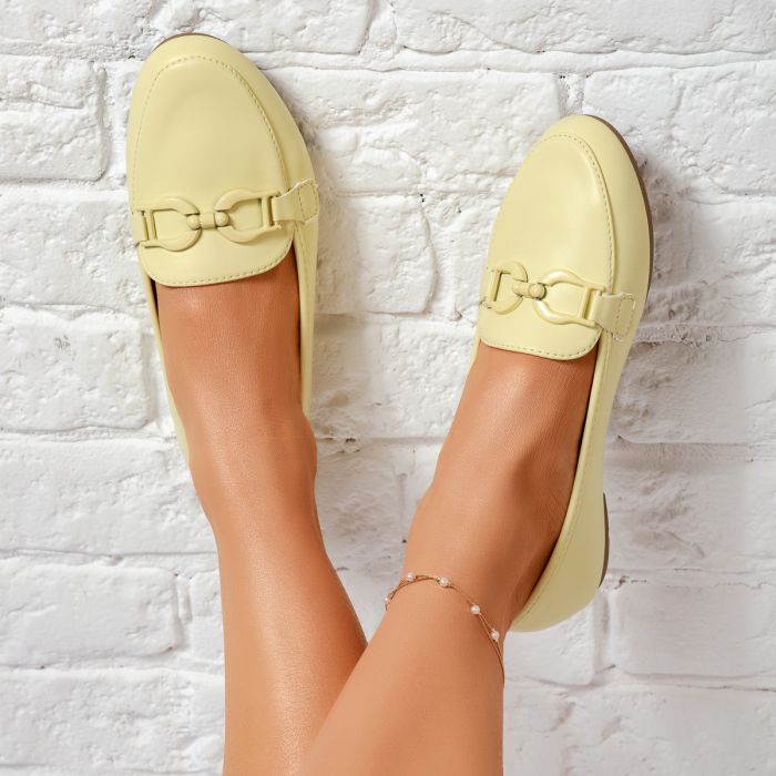 Обувки за балеринки Daria Жълто #14016