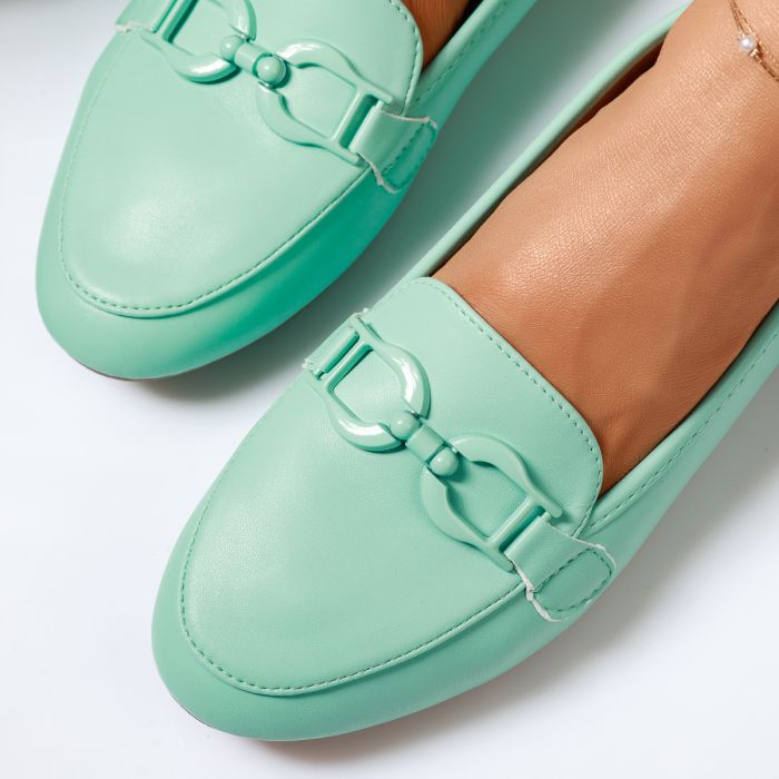 Обувки за балеринки Daria Зелено #14015