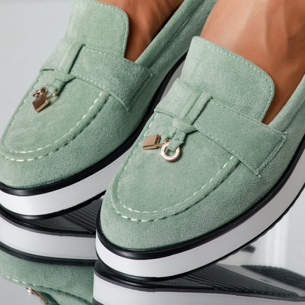 Всекидневни Дамски Обувки Selena Зелени #16386