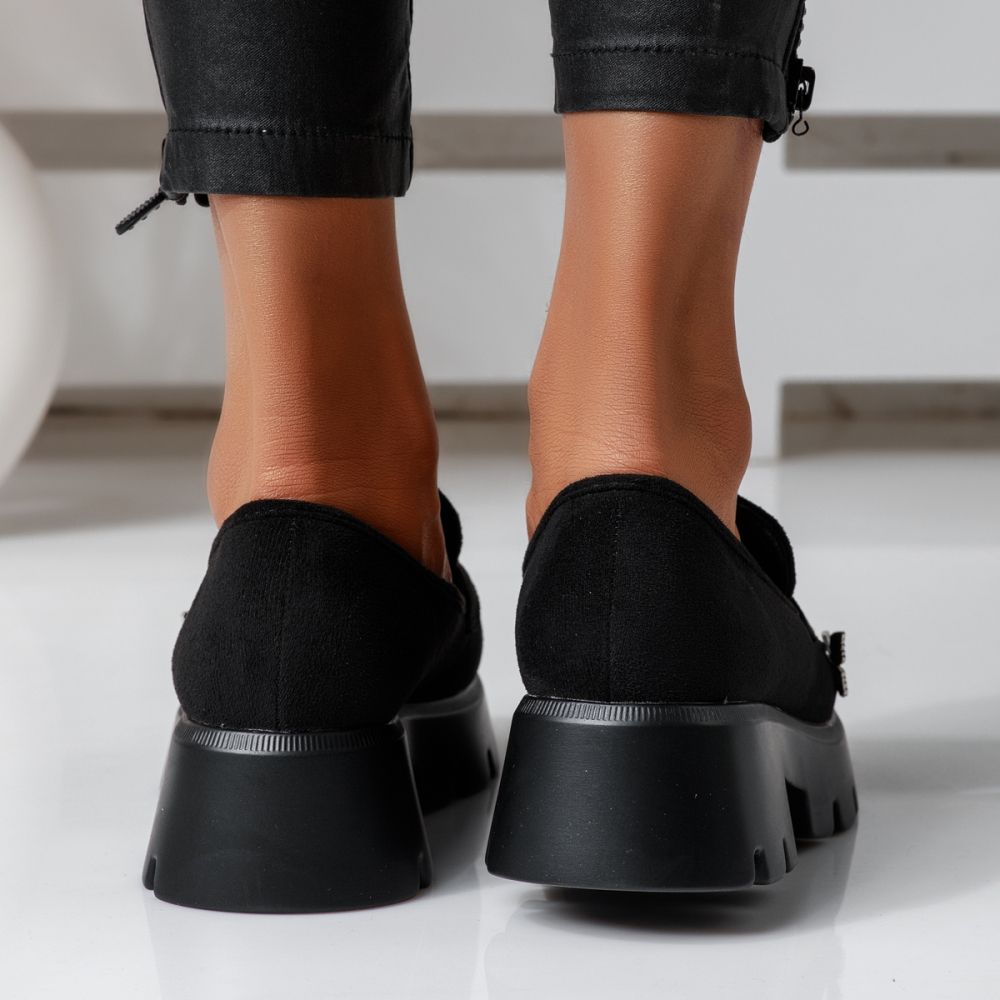 Всекидневни Дамски Обувки Kimora Черни3 #16423