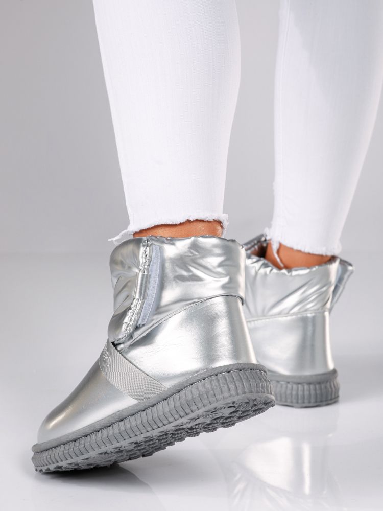 Дамски чизми къси Aubrey Сиви #17610