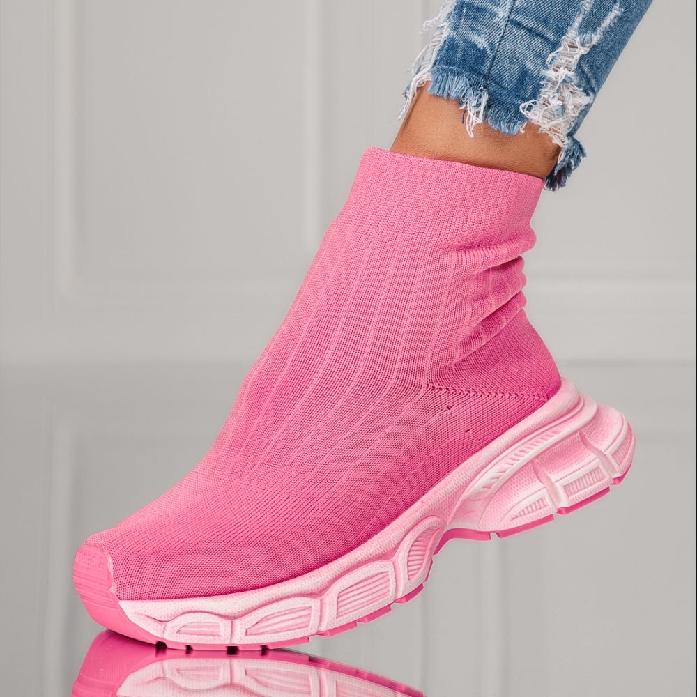 Luana Női Sportcipő Rózsaszín Textilből #18016