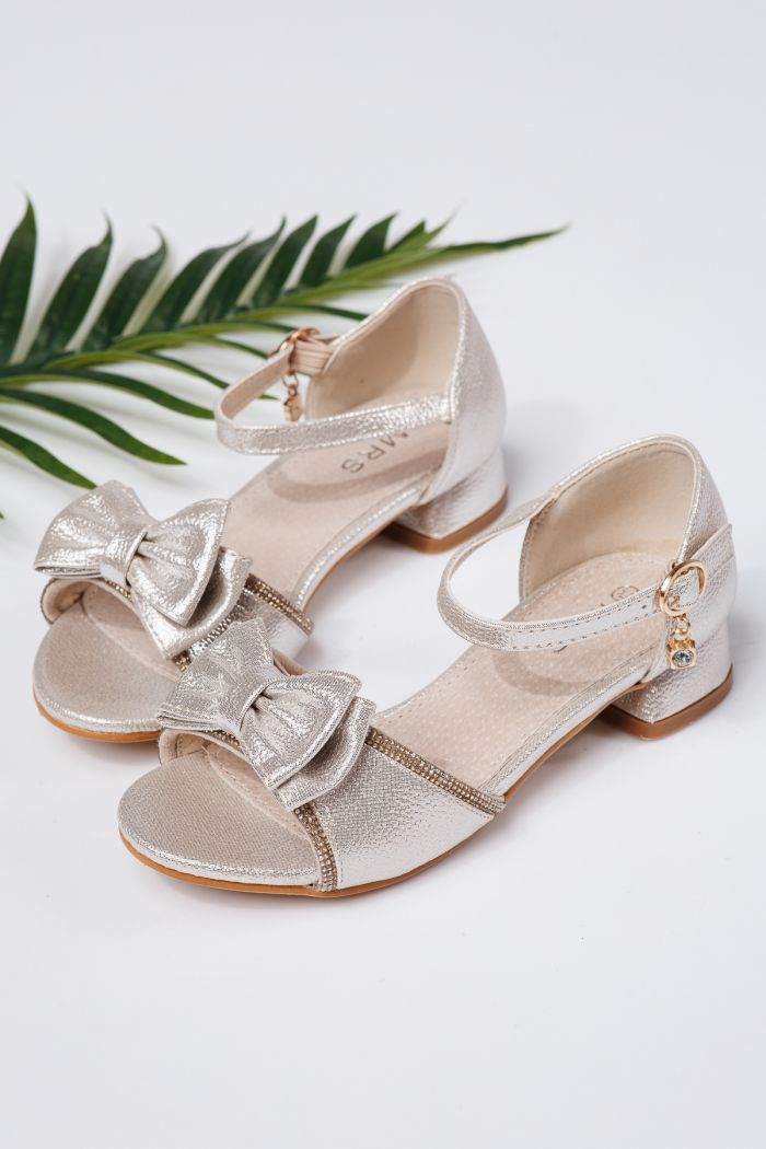 Sandale fete bej din piele ecologica Ana #21950