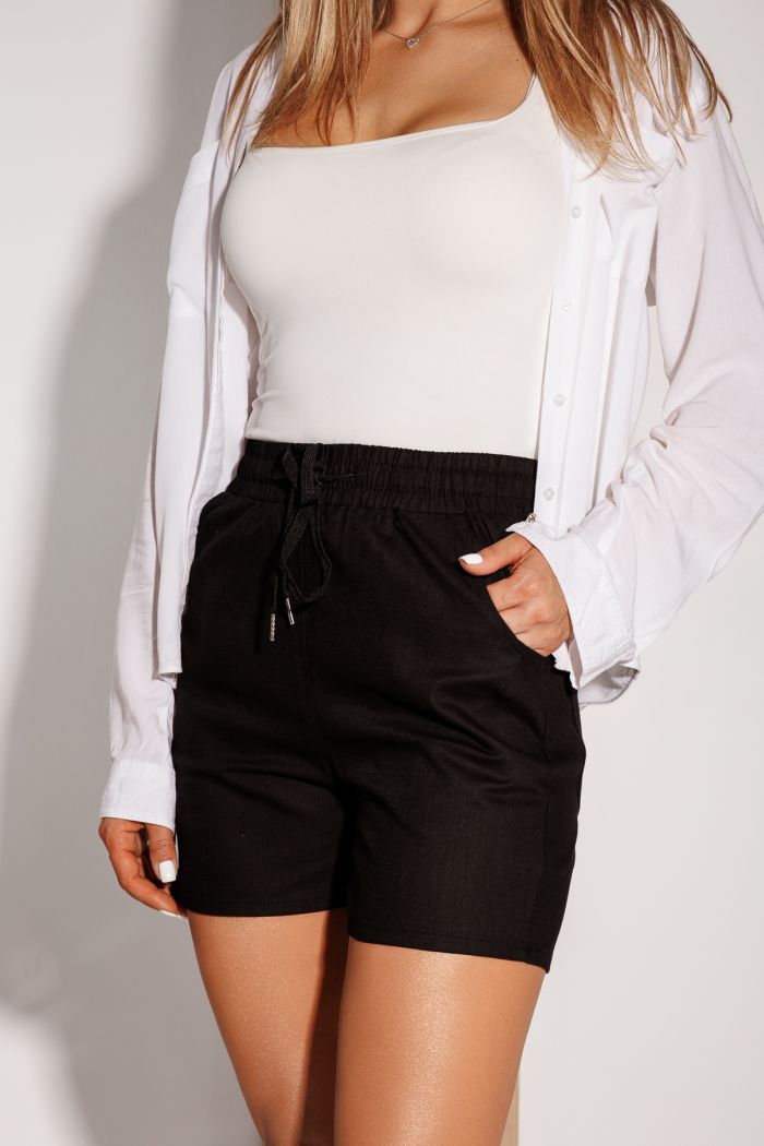Дамски Летен Къс Панталон Lissa черни #A1129