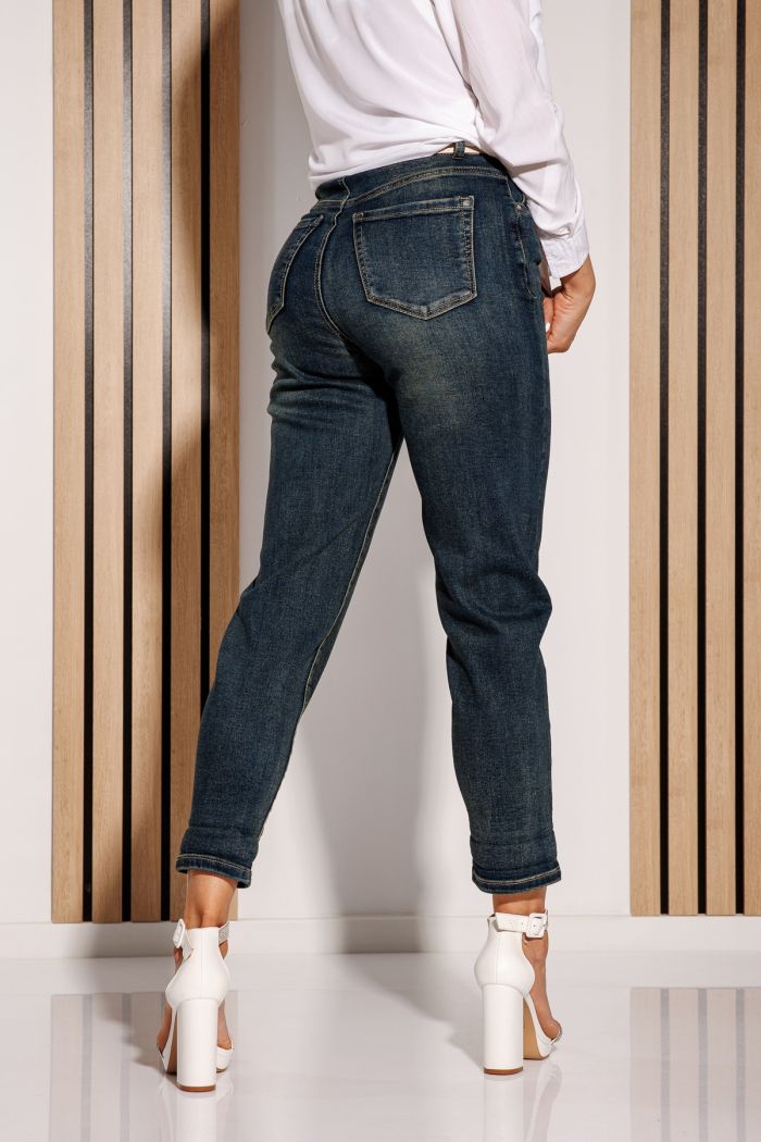 Дамски дънки Baggy Fit Zina сини #A1164