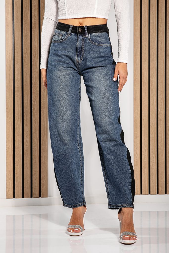 Дамски Loose Fit Дънки Vanda сини #A1212