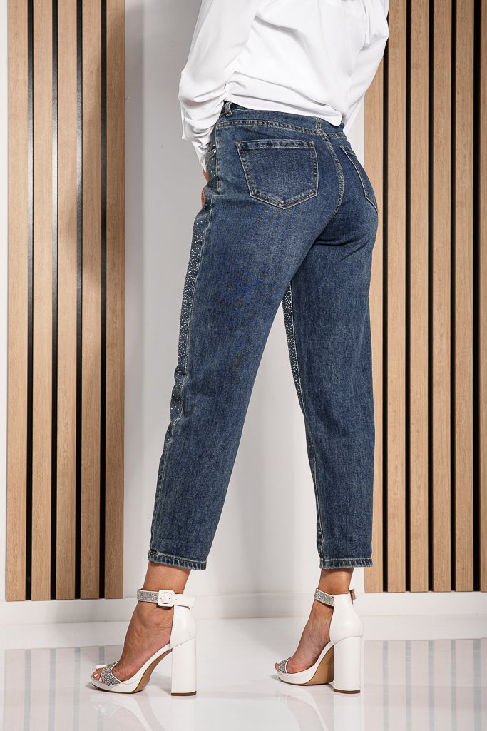 Дамски Baggy Fit Дънки Francesca сини #A1208