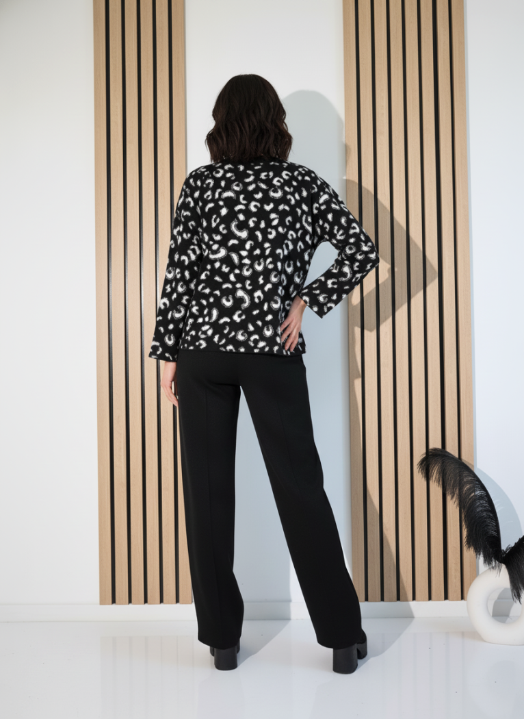 Дамски Комплект черен Fergie 2 части трико #A1250