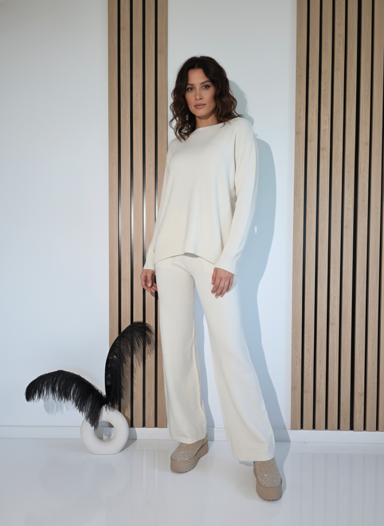 Дамски Комплект бял Page 2 части трико #A1257