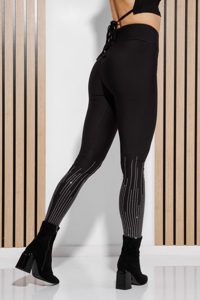 Ватиран дамски клин Sonia черен #A1322