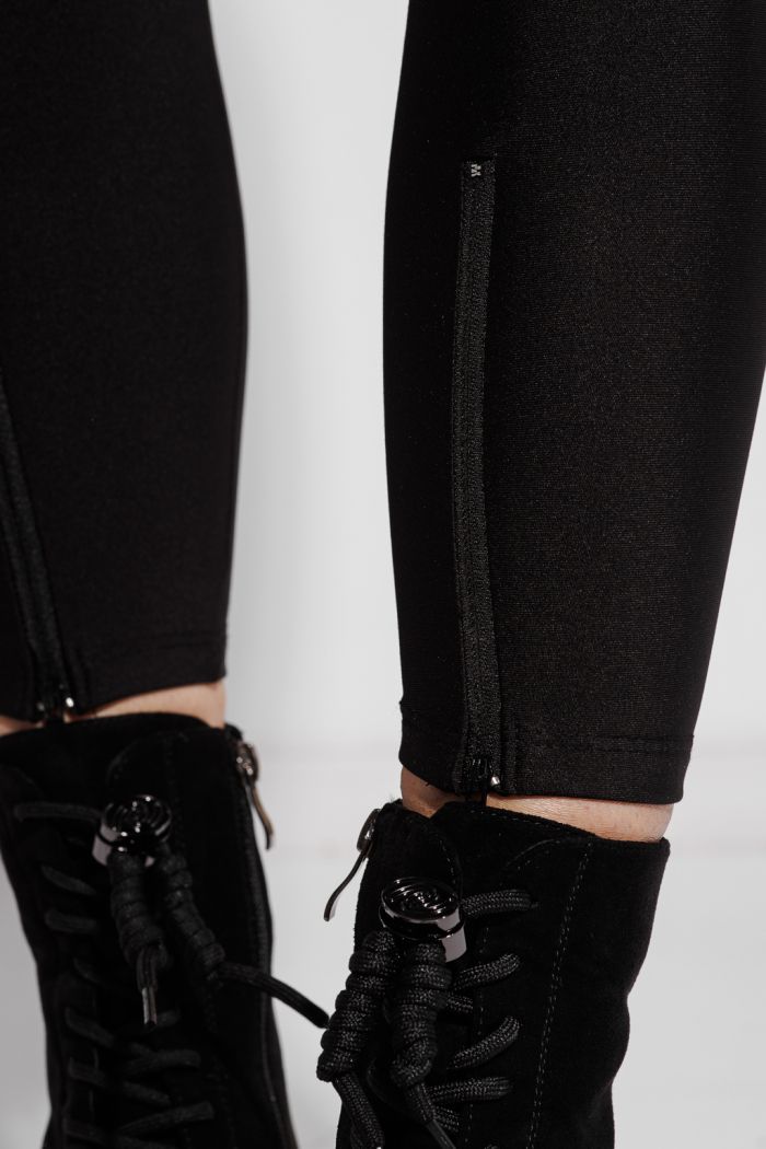 Ватиран дамски клин Clarice черен #A1340