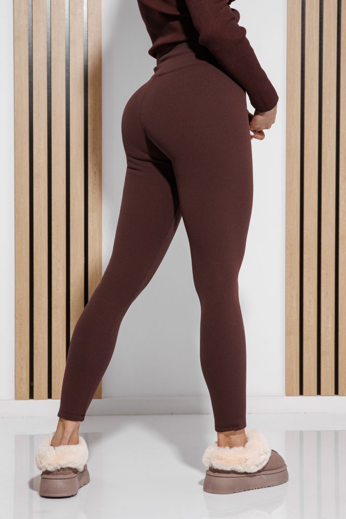 Дамски клин Lora кафяв #A1335