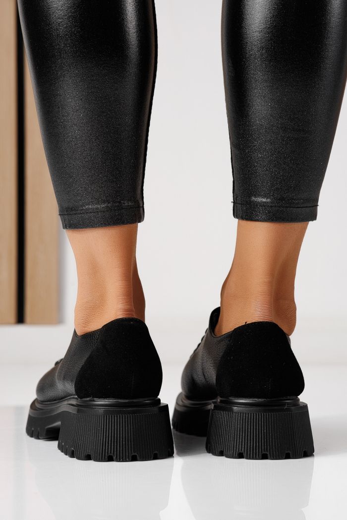 Всекидневни дамски обувки черни от еко кожа Florentina #24100