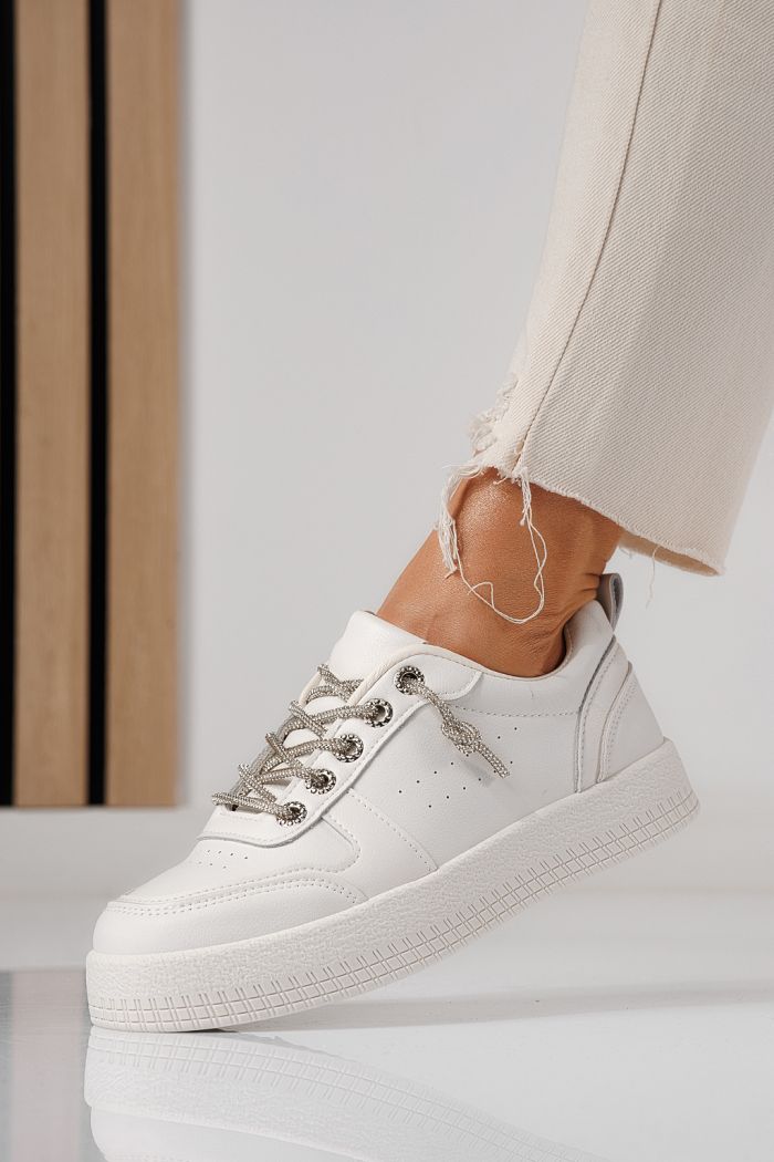 Дамски маратонки бежови от еко кожа Nicole #24164