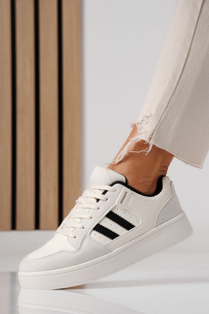 Дамски маратонки бежови от еко кожа Iris #24190