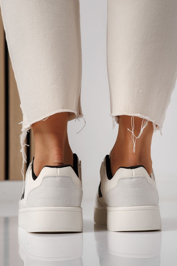 Дамски маратонки бежови от еко кожа Iris #24190