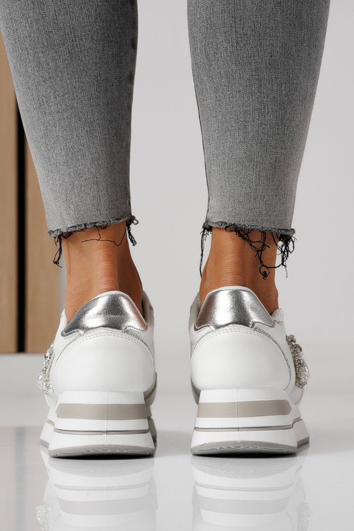 Дамски маратонки черни от еко кожа Kayla #24139