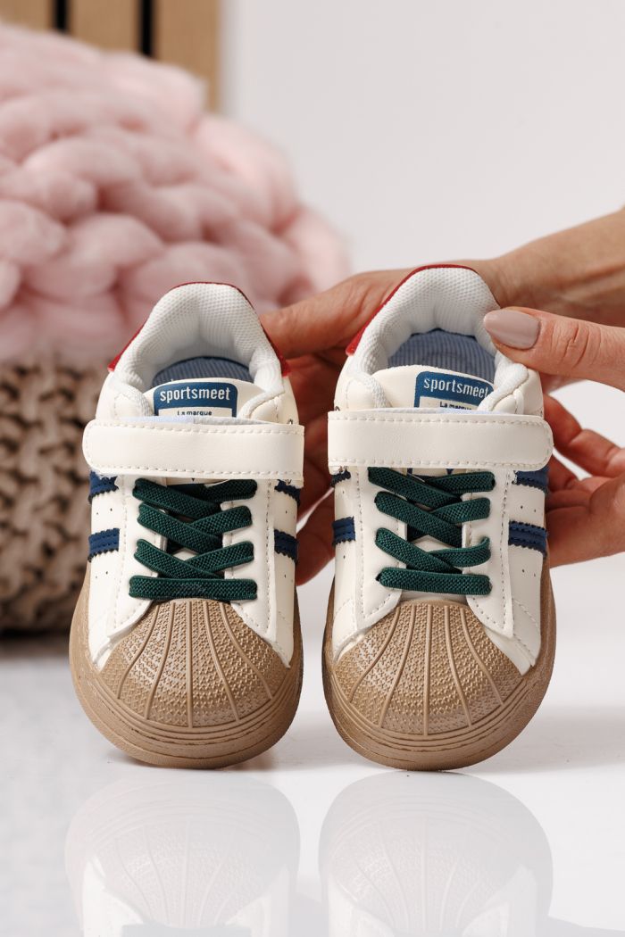 Детски маратонки сини от еко кожа Allana #24019