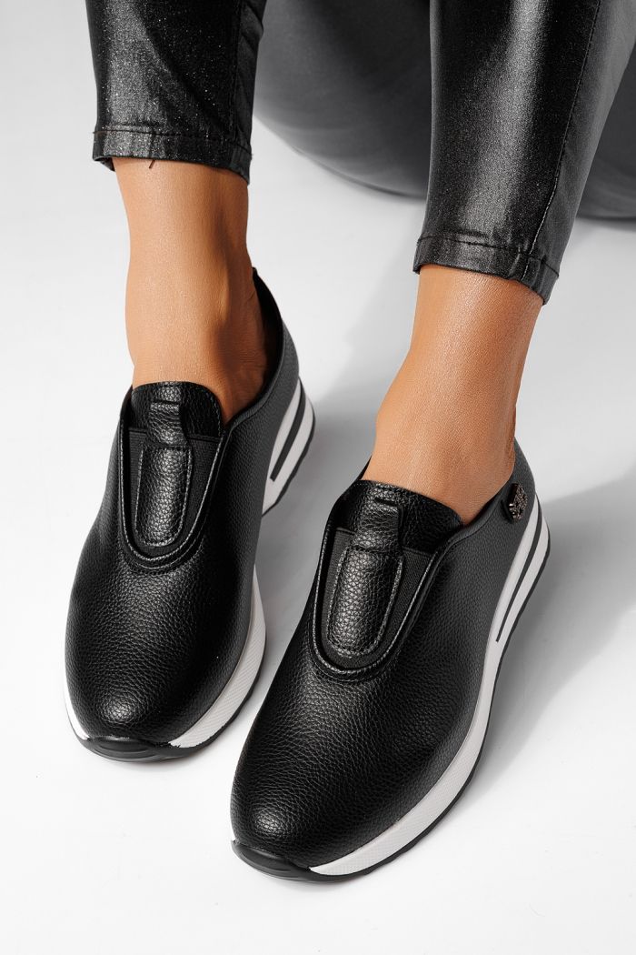 Дамски сиви ежедневни обувки от екокожа Azalea #24203