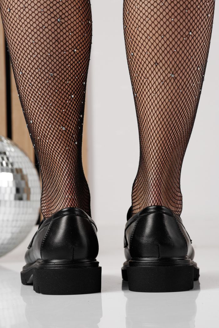 Всекидневни дамски обувки черни от еко кожа Venus #24279